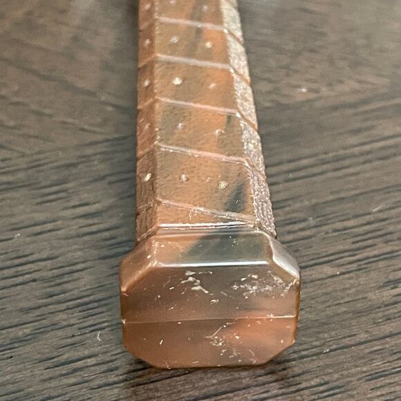 Vintage Schick Grip Razor Tennis Racket Wrapped Handle Brown Single Edge Safety - Picture 6 of 15